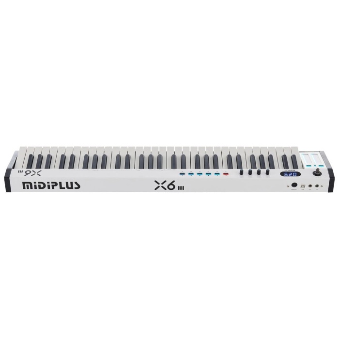 Midiplus 10 0028 X6 III MIDI Klavye | 61 Tuşlu Yarı Ağırlıklı Tuşe LED Ekran